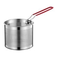 thumbnail image 3 of Tnarru Panier de Friteuse en Acier Inoxydable Panier de Cuisine Multifonction pour Friture avec Poignée pour Frites Spaghetti de Service 14 cm, 3 of 8