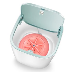 Mistaha Mini Lave-linge Lave-vaisselle sous-vêtements à barreaux Laveur de chaussettes Laveur rotatif portable Pratique pour la maison Dortoir