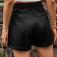 thumbnail image 3 of Womens Jeans Size 14 Spring and Summer New Womens Button Zipper Solid Fashion Casual Short Jeans Womens Jeans Size 12 Womens Jeans Size 16 Womens Jeans Size 10 Womens Jeans Size 8, 3 of 6