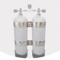 thumbnail image 4 of serony Scuba Tank Holder Double Tank Wear Resistant Heat-resisting Rust-proof Meticulous Workmanship Cylinder Fixing Bracket, 4 of 6