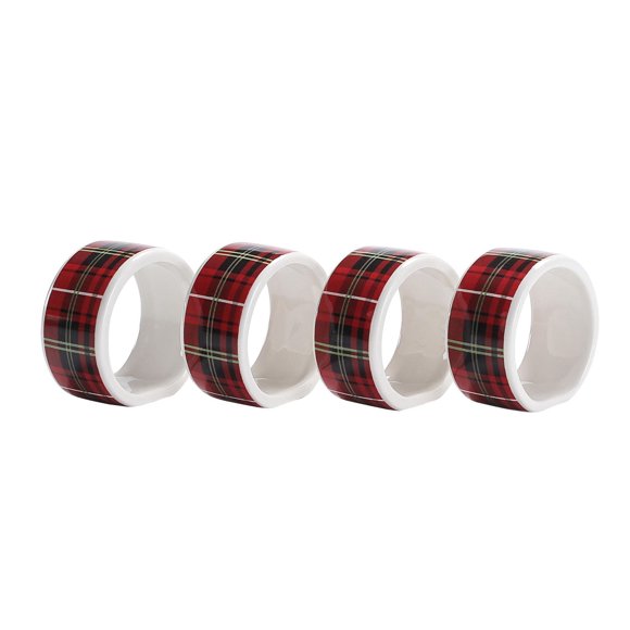Holiday Time 4-Peiece Napkin Ring Set