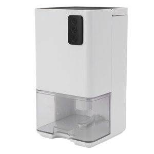 Déshumidificateur, déshumidifiant de cible d'humidité réglable pour sous-sol et grande chambre avec filtre réutilisable, lumière Nignonte, arrêt automatique, dés humidificateur silencieux pour chambre à coucher, sous-marin, maison