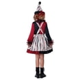 thumbnail image 3 of Girl's Clever Clown Child Costume, 3 of 3