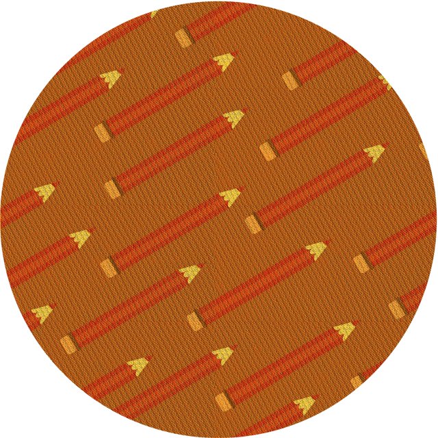 Ahgly Company Tapis de Zone Carré Transitionnel Néon Orange Lavable en Machine, 3 Pieds Carré