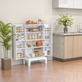 thumbnail image 2 of HOMCOM Armoire de Rangement pour Garde-Manger de Cuisine avec Étagères à 4 Niveaux, 8 Porte-Épices, 2 of 10