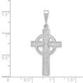 thumbnail image 2 of Charme Croix Celtique en Or Blanc 14K, 2 of 2