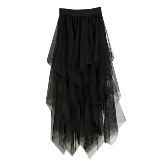 Kcodviy Casual Womens Comfortable High Jean Skirt Waist Pleated Tutu Skirt Bed Skirt Ladies Midi Skirt Leather Skirt Skirts for Women Skirt and Top Set for Women