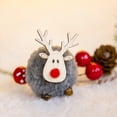 thumbnail image 2 of BKRE Festive Reindeer Pompom Hanging Ornament Handmade Deer For Party, 2 of 3