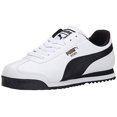 thumbnail image 1 of PUMA Men's Roma Basic Fashion Sneaker, White/Black Leather - 10 D(M) US, 1 of 4