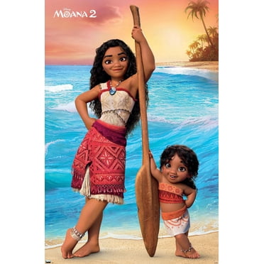 Disney Moana 2 - Moana and Simea Wall Poster, 22.375" x 34"