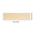 thumbnail image 3 of Non-Slip Carpet Stair Treads 30x8in | Slip Resistant Indoor Rug Runner | Reusable | Washable Polyester | Coffee Beige | Secure Grip for Elders & Pets | Easy Install | Quiet Soft Layer, 3 of 6