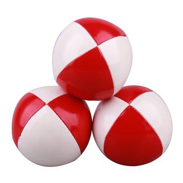 3 Pcs Balle de Jonglage en Similicuir Jouet de Jonglage Jouet Interactif pour Enfants Adultes