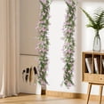 thumbnail image 1 of Amzcrzy s,,Indoor Decorations, Ornaments Simulation Rattan Flower Vines Decorative Vines s Conditioning Pipelines Shade Living Room Ceiling Plastic Twisted Eucalyptuss Rattan Simulation Rattans, 1 of 6