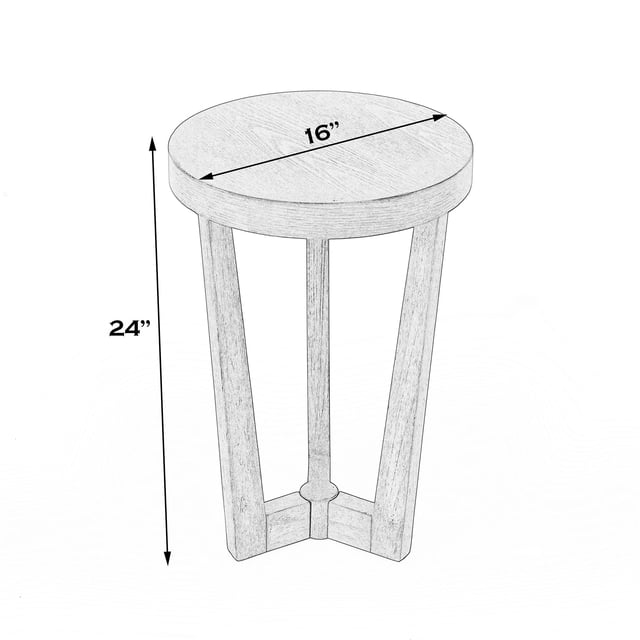 Butler Specialty Plantation Cherry Aphra End Table In Dark Brown