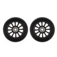 thumbnail image 2 of 2 Pcs Roues de Trottinette Durables 100mm Roues de Chariot en PU Remplacement Noir, 2 of 8