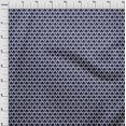 thumbnail image 4 of oneOone Silk Tabby Dark Blue Fabric Floral Craft Projects Decor Fabric Printed By The Yard 42 Inch Wide, 4 of 4