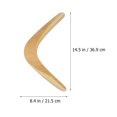 thumbnail image 4 of MesaSe 1PC Outdoor Sports Wooden Returning Boomerang Outdoor Sports Use Accessory, 4 of 6