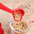 thumbnail image 4 of Measuring Tools Set for Kitchen - Heart Shaped 8 Piece Measuring Cups and Spoons for Dry and Liquid Use in Home Cooking and Baking 4PCS, 4 of 4