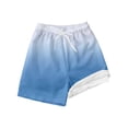 thumbnail image 2 of MIASHUI Pantalons Garçons Mode Décontractée Maillots de Bain Doublure de Compression Shorts Extensibles pour Jeu Actif et Natation, 2 of 3