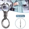 thumbnail image 1 of Étui en Métal avec Porte-Clés Résistant aux Rayures Étui Protecteur Portable Compatible avec AirTags Traqueur Bluetooth Housse de Protection, 1 of 10