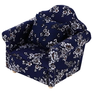 Mobutofu mini canapé Timber Blue pour chambre à coucher Accueil Décoration 1 Sofa