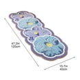 thumbnail image 3 of EGNMCR Bathroom Rugs, Rugs for Living Room, Area Rug, Bath Mat Flower Bedroom Bedside Blanket-living Room Coffee Table Blanket- Window Fully Covered With Blanket And Against-slip Carpet Floor Rugs, 3 of 6
