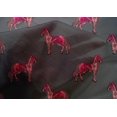 thumbnail image 4 of oneOone Cotton Silk Fabric Horse Block Print Sewing Fabric BTY 42 Inch Wide, 4 of 4