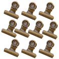 thumbnail image 2 of Metal Hinge Clips, Clips for Pictures And Supplies 10 Pcs 1 Size (1.18inch) - Bronze, 2 of 7