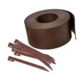 thumbnail image 1 of S SERENABLE Garden Edging Border Accessory Garden Edging Coil for Plant Yard Landscaping brown, 1 of 9