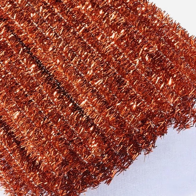 Colorful Glitters Fuzzy Wires Twisted Sticks Perfect For Diy Craft Art Flower Material A2r4