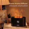 thumbnail image 1 of Essential Oil Diffuser With Flame Night Light, 180ml Silent Aromatherapy Atomizing Humidifier, Essential Oil Diffuser With Automatic Safety Switch, 1 of 5