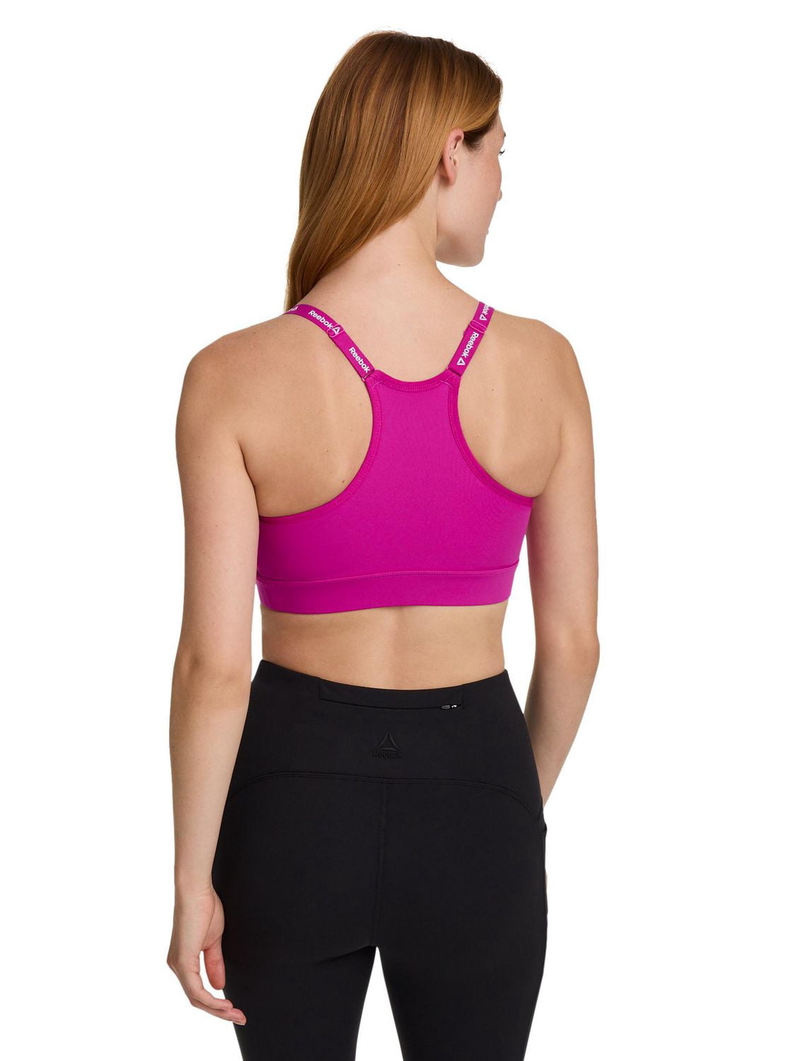Reebok Soutien-gorge de sport à faible impact Favorite Racerback pour femme avec bonnets amovibles