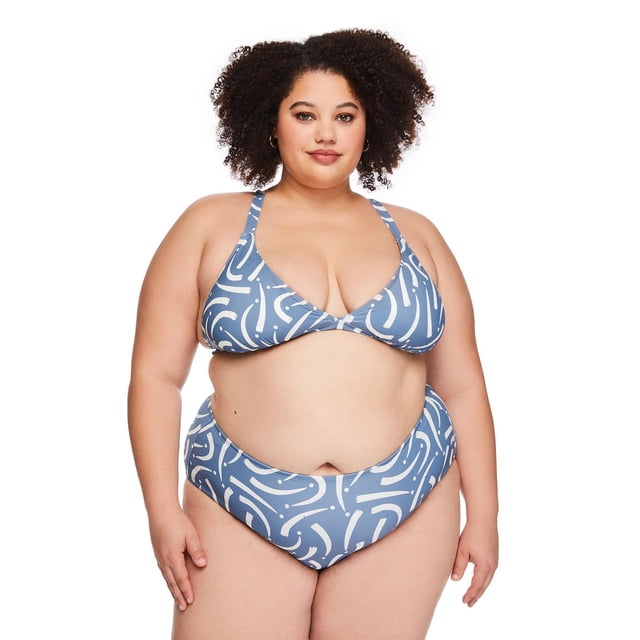 George Women's Plus Triangle Bikini Top