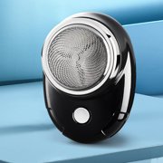 EGNMCR Electric Shaver For Men,Mini-Shave Portable Electric Shaver Pocket Size Portable Shaver Wet And Dry Men USB Rechargeable Shaver Charging Display Easy One-Button Pocket Shave