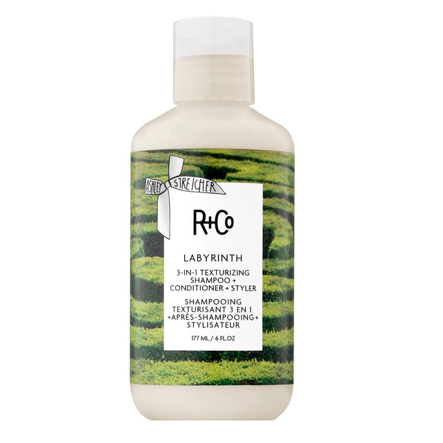 R+Co Labyrinth 3-in-1 Texturizing Shampoo + Conditioner + Styler | Touchable Texture + Volume + Hydration | Vegan + Cruelty-Free | 6 OZ