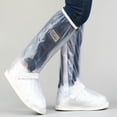 thumbnail image 2 of Shoe Covers for Indoors, Rain Shoe Covers, Yuyisi Rainproof Shoe Cover for Riding Outdoor Shoe Cover with Rainproof Thickened Bottom 212 High Barrel, Shoe Covers for Rain, 2 of 3