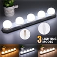 thumbnail image 2 of QualitChoice Portable LED Vanity Mirror Lights USB Rechargeable for Bathroom Dressing Room Vanity Table with 3 Lighting Modes, 2 of 6