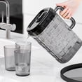 thumbnail image 3 of WRKEKC Clearance 2000ml Transparent Beverage Pitcher with Ribbed Handle | Leak-Proof ABS Plastic Water Jug for Bar, Kitchen, Parties | Dishwasher Safe, 3 of 7