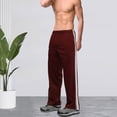 thumbnail image 1 of asjyhkr Mens Sweatpants Elastic Waist Drawstring Straight Leg Workout Running Casual Pants with Pockets, 1 of 7