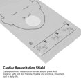 thumbnail image 3 of Bouclier de Réanimation Cardiaque, Prévention des Fluides Corporels Barrière de Réanimation Cardiopulmonaire Surveillance Continue Transparent pour Urgence, 3 of 8