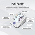 thumbnail image 2 of PATH PHARM Tensiomètre pour la Maison avec Brassard Ajustable, Écran LCD Rétroéclairé et Mémoire de l'Utilisateur, Machine de Précision Précise pour la Maison, Format de Voyage Portable, Marque Canadienne, 2 of 10