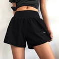 thumbnail image 2 of Timegard Athletic Shorts for Women High Waist Side Split Loose Lightweight Workout Running Shorts, 2 of 5