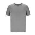 thumbnail image 2 of Chandails à Col Rond Coupe Classique pour Hommes, Coupe Décontractée, T-Shirts d'Entraînement d'Été, Hauts de Sport Décontractés d'Été, 2 of 6