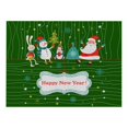 thumbnail image 2 of Oleegame 2PC Placemat Christmas Table Placemats Christmas Rustic Vintage Washable Table Mats, 2 of 4