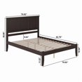 thumbnail image 4 of Madison King Solid Wood Platform Bed in Espresso, 4 of 5