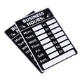 thumbnail image 1 of Unique Bargains Business Hour Sign PVC Self Adhesive Operation Hour Sticker Black 2 Pack, 1 of 5