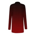 thumbnail image 5 of Pntutb Manteaux Grande Taille pour Femmes Mode Été Hiver Imprimé Manches Longues Cardigan, 5 of 5