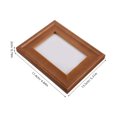 thumbnail image 2 of ELAYARD Solid Wood Picture : Rustic Photo Gallery For Home Office Wall Hanging Or Tabletop Light Brown 5 Inches, 2 of 8