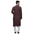 thumbnail image 3 of Atasi Cotton Flex Designer Button Down Kurta For Men Casual Summer Wear Kurtas-Large, 3 of 6