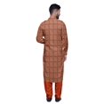 thumbnail image 5 of Atasi Kurta Pathani pour Hommes à Col Classique à Manches Longues Salwar Ensemble de Kurta de Mariage, 5 of 5
